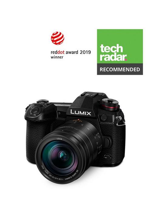 stillFront image of panasonic-lumix-dc-g9meb-k-compact-system-mirrorless-camera-with-12-60mm-leica-lens