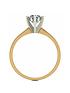  image of moissanite-18-carat-yellow-gold-1-carat-solitaire-ring