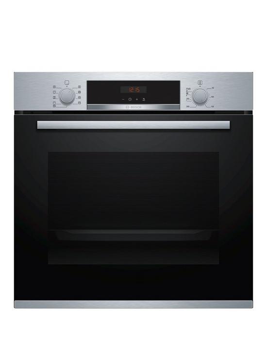 front image of bosch-serie-4-hbs573bs0b-built-in-single-oven-with-autopilotnbsp--stainless-steel