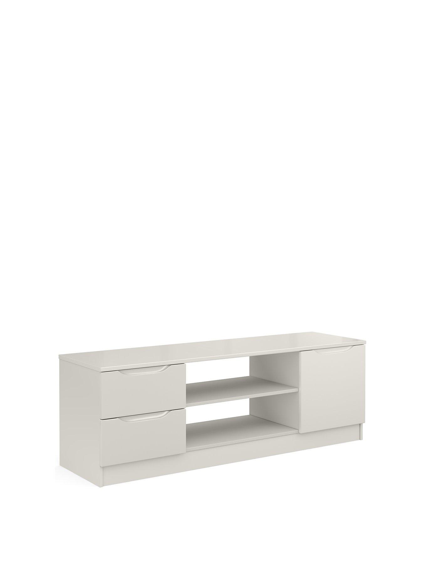 Image 3 of 5 of One Call Monaco TV Unit - Gloss Light Grey