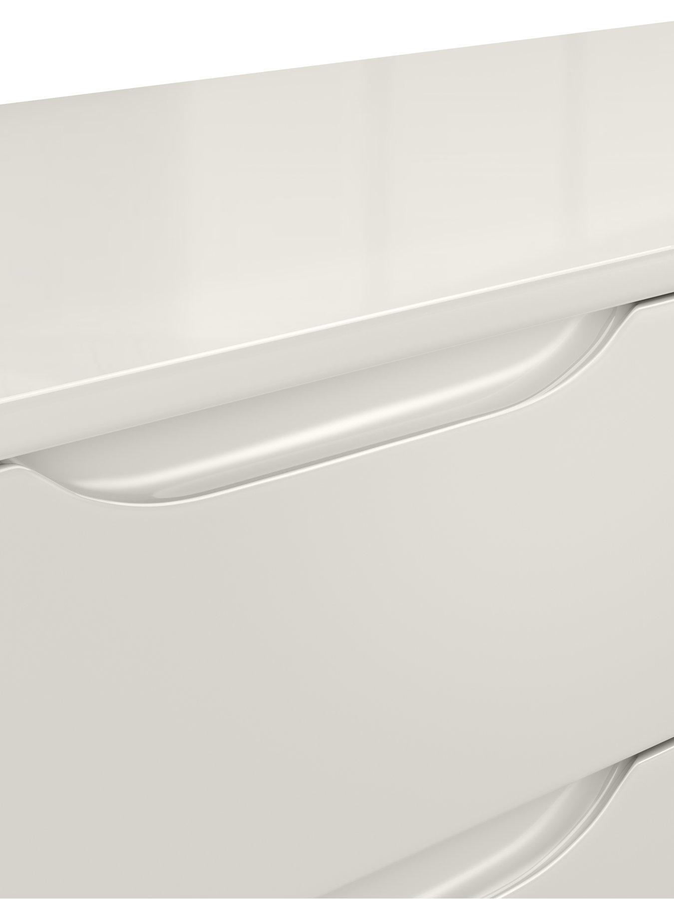 Image 5 of 5 of One Call Bilbao&nbsp;Ready Assembled Large High Gloss Sideboard - Grey