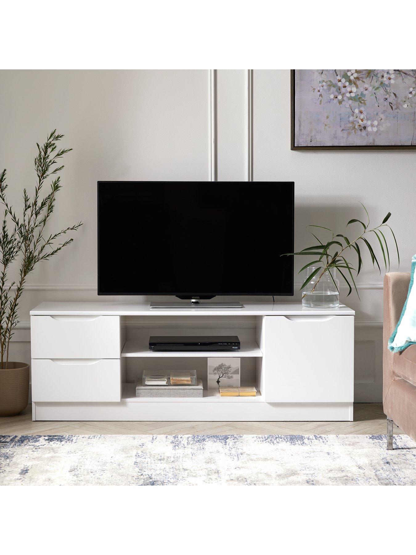 stillFront image of one-call-bilbao-ready-assembled-high-gloss-large-tv-unit-white-fits-up-to-65-inch-tv