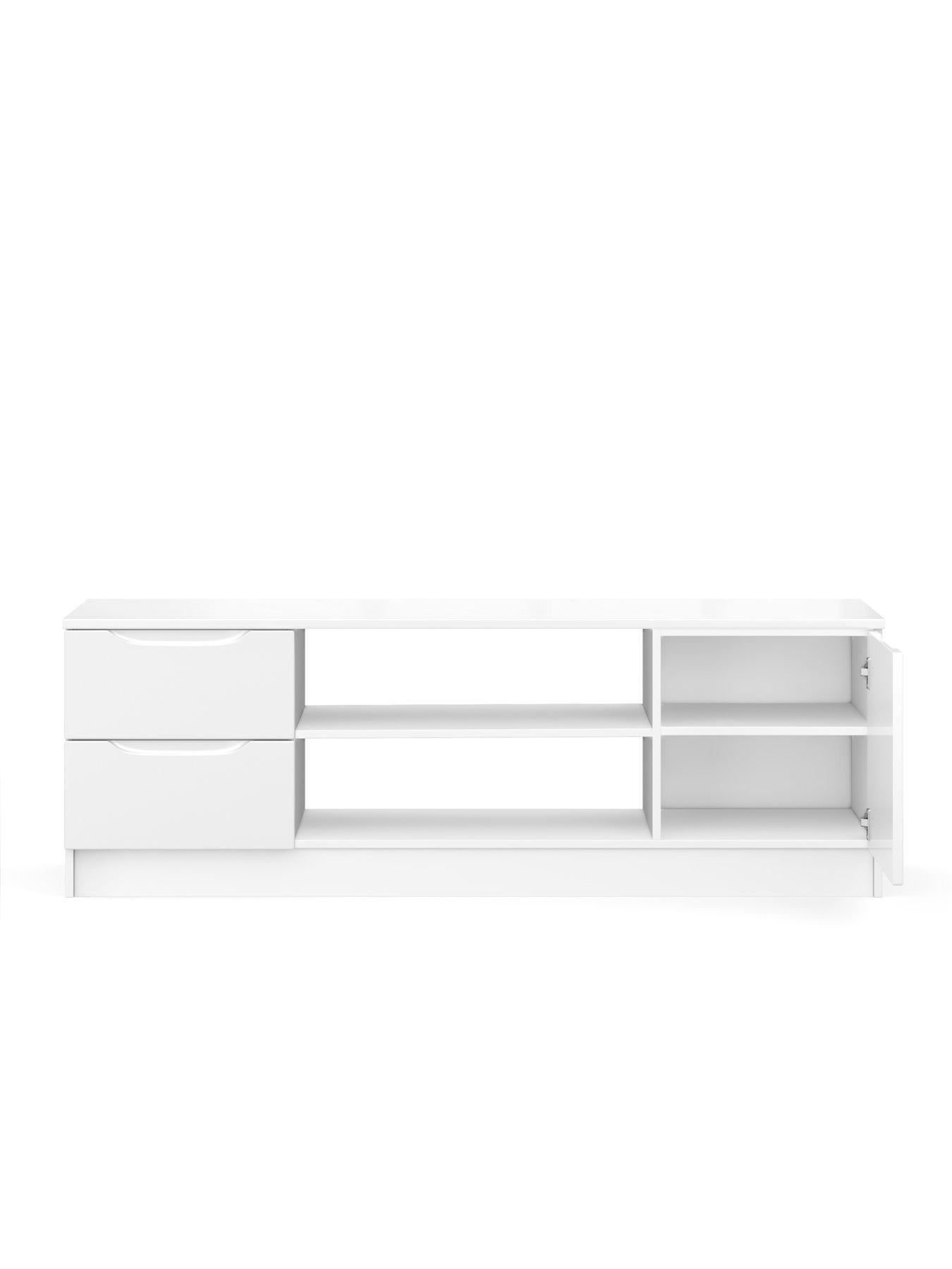 Image 4 of 5 of One Call Monaco TV Unit - Gloss White