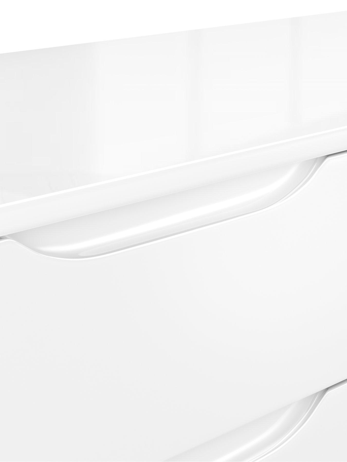  image of one-call-bilbao-ready-assembled-large-high-gloss-sideboard-white