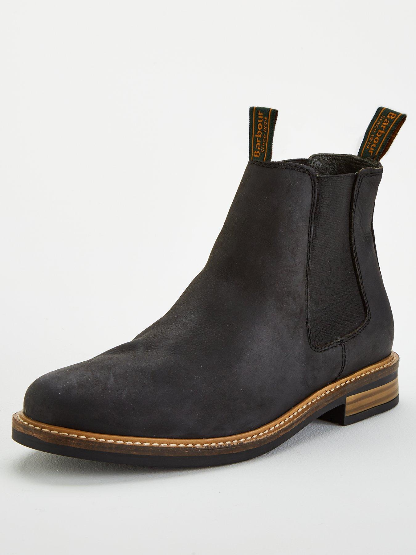 barbour black chelsea boots