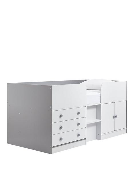 peyton-kids-cabin-bed-with-drawers-cupboard-and-mattress-options-buy-and-save-whitegrey
