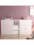  image of peyton-kids-cabin-bed-with-drawers-cupboard-and-mattress-options-buy-and-save