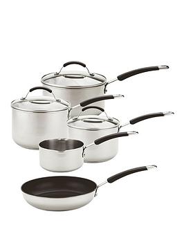 Meyer Meyer Induction 5-Piece Stainless Steel Pan Set Picture