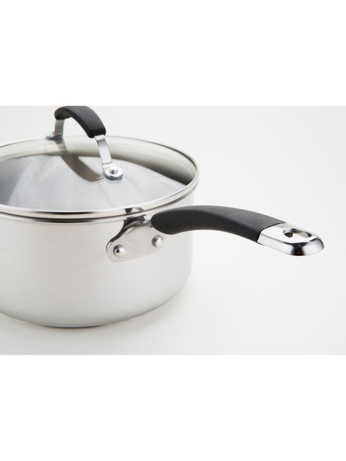 Image 6 of 6 of MEYER Induction 5-Piece Stainless Steel Pan Set