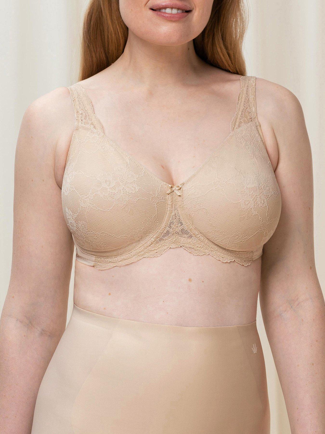 undefined Contouring Sensation Minimiser Bra - Nude