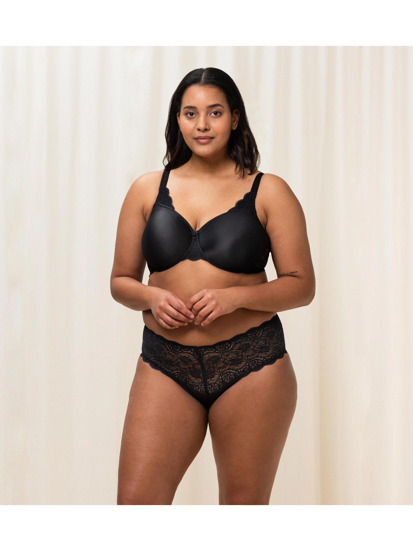  image of triumph-amourette-300-minimiser-bra-black