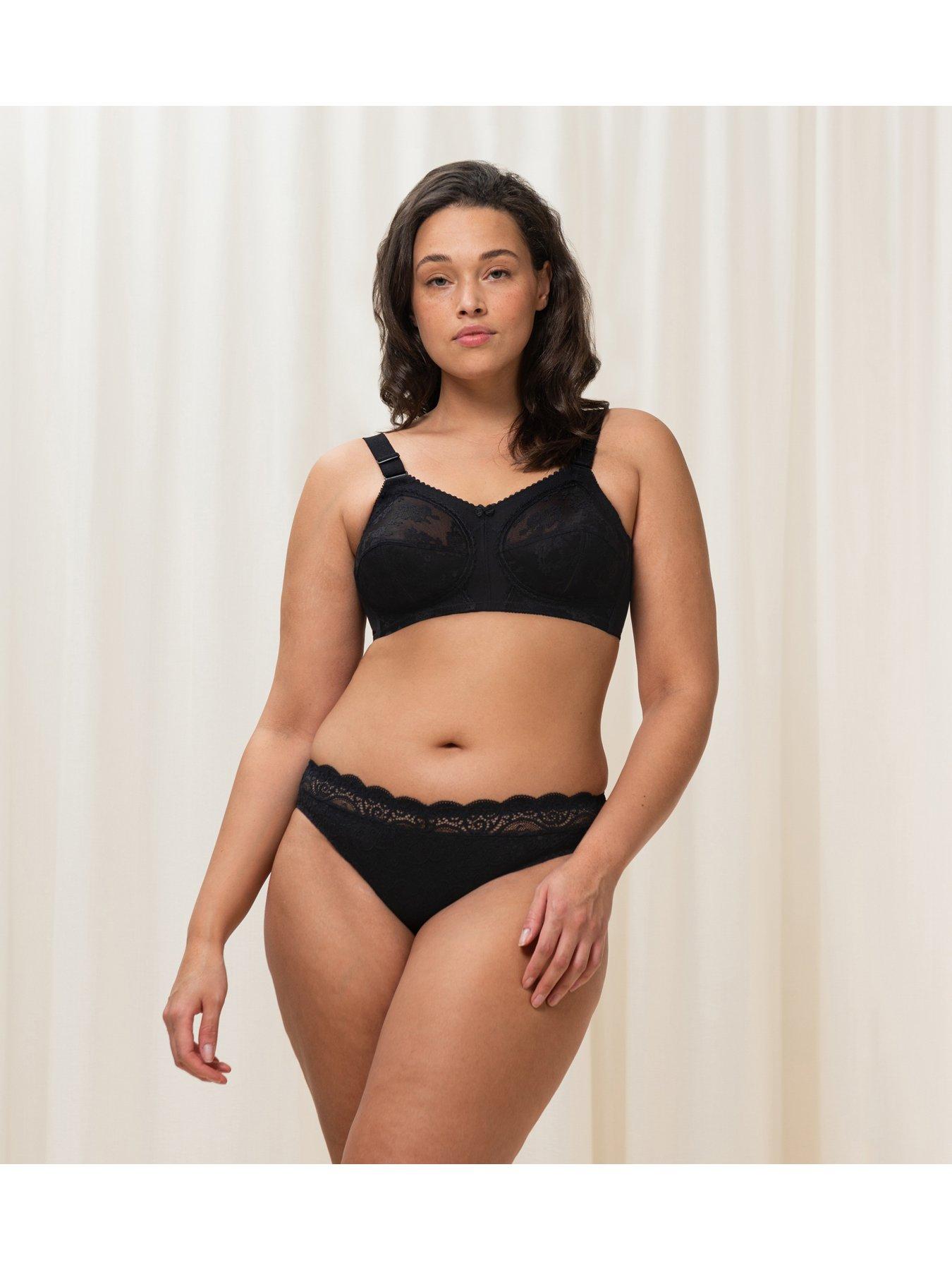 Image 4 of 6 of Triumph Doreen Non Wired Support Bra - Black