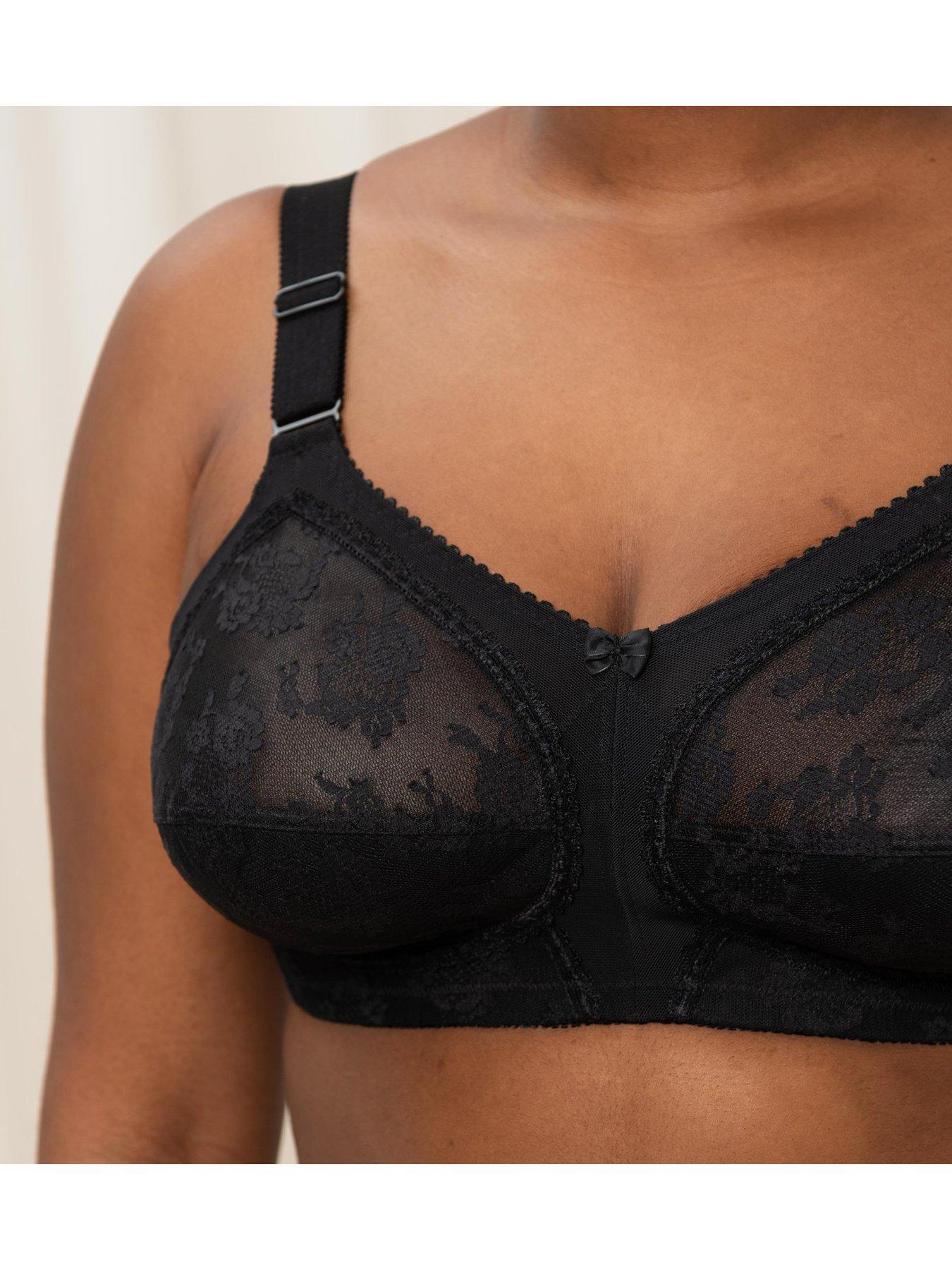 Image 6 of 6 of Triumph Doreen Non Wired Support Bra - Black