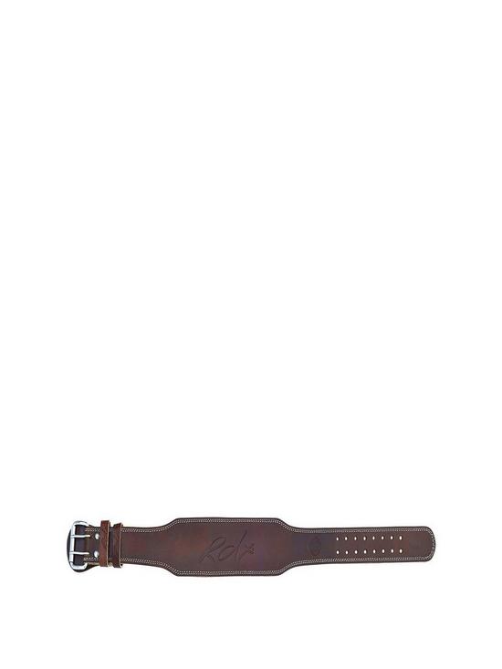 stillFront image of rdx-padded-leather-4-inch-belt