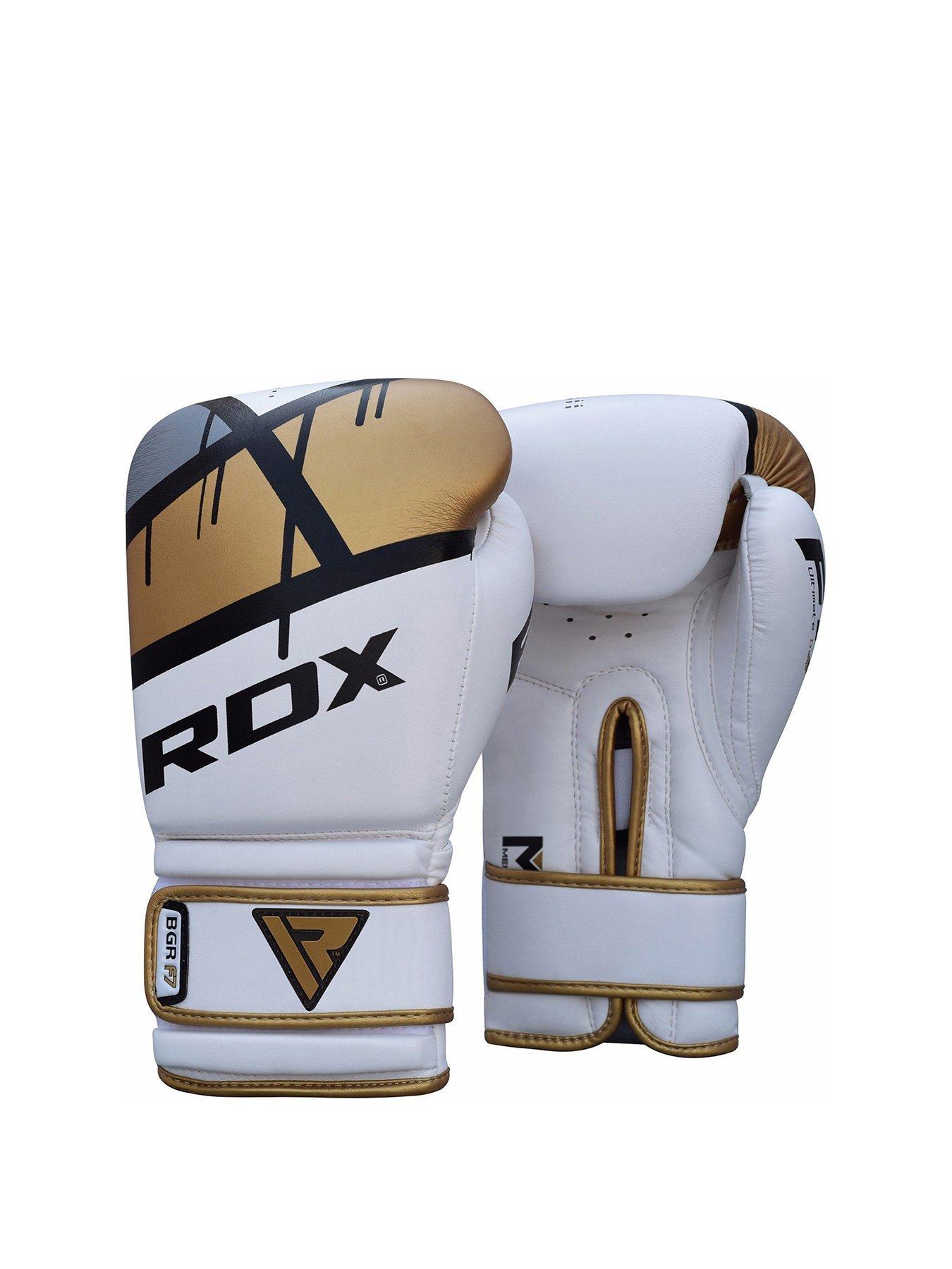 undefined Maya Hide Leather Gloves – Gold/White
