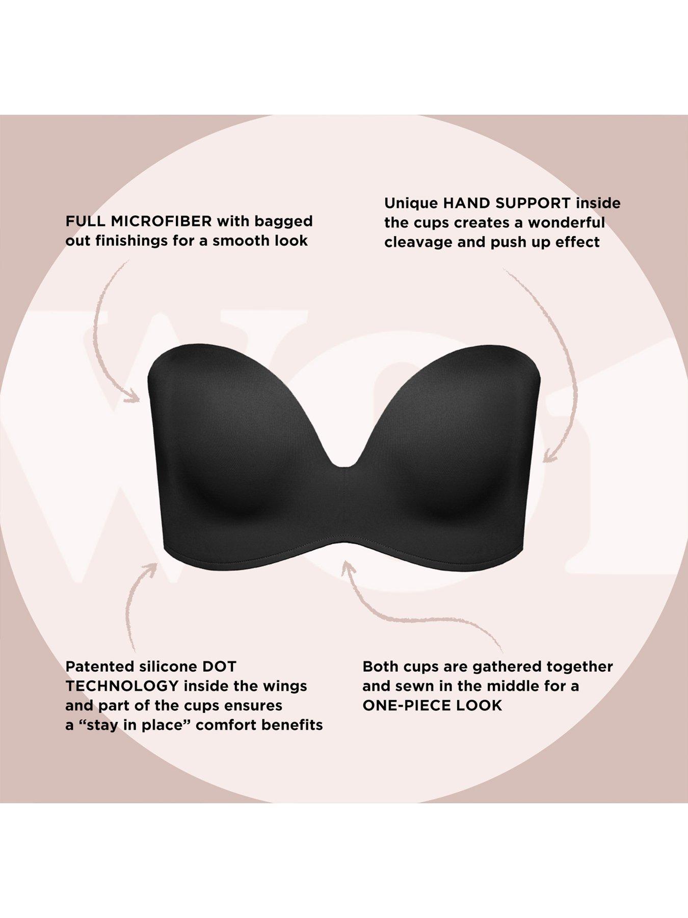  image of wonderbra-ultimate-strapless-bra-black