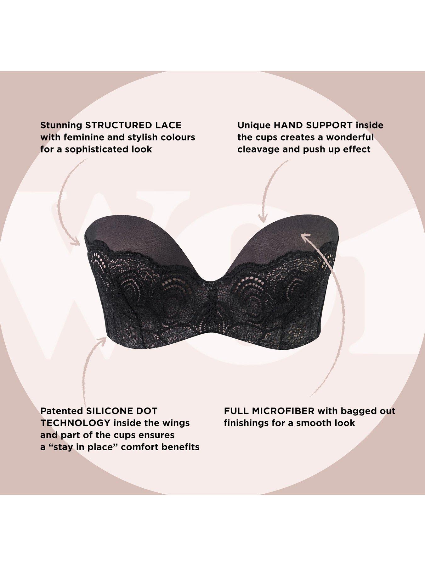 Wonderbra Ultimate strapless bra in black
