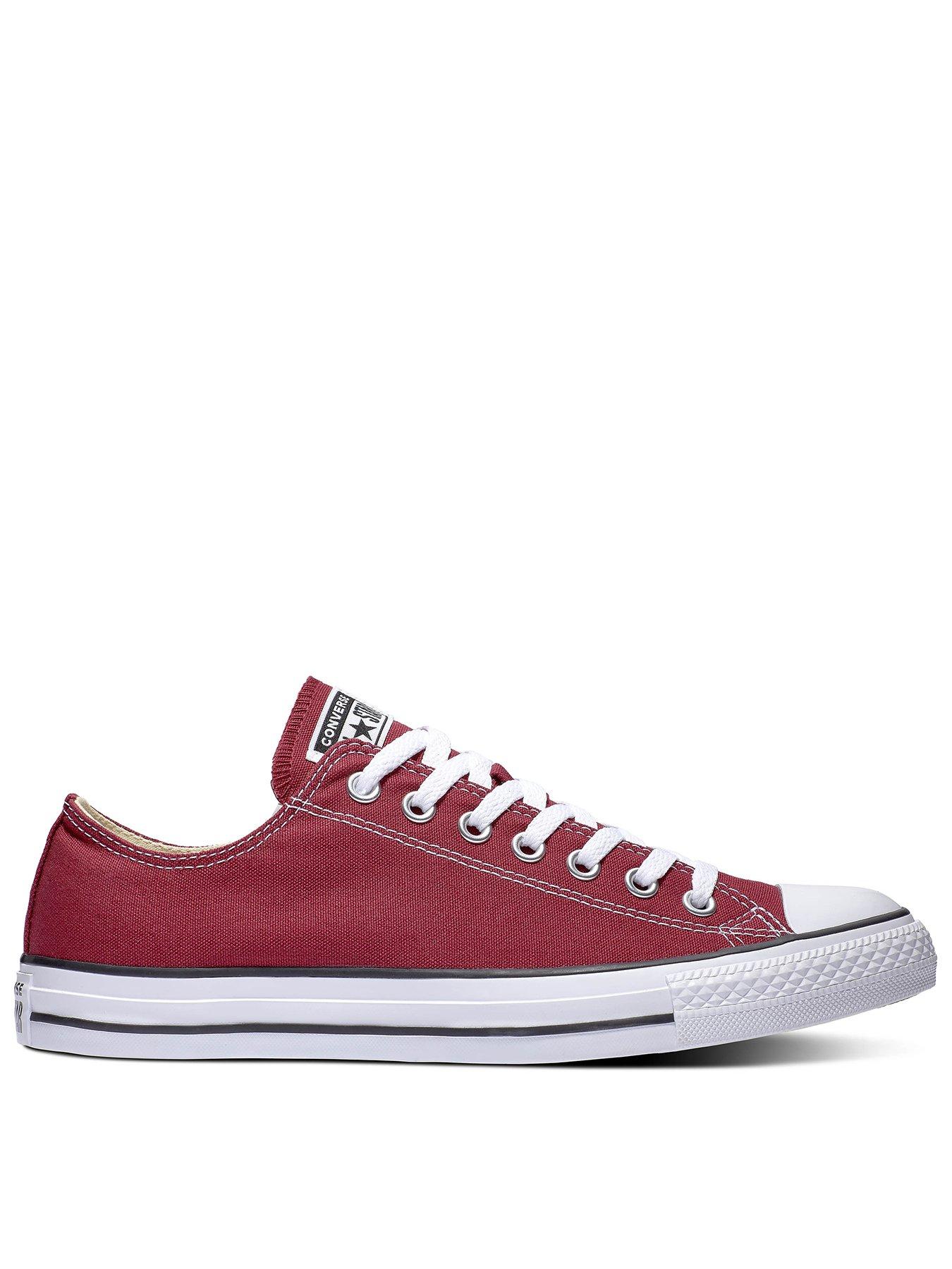 Converse Unisex Seasonal Ox Trainers - Dark Red