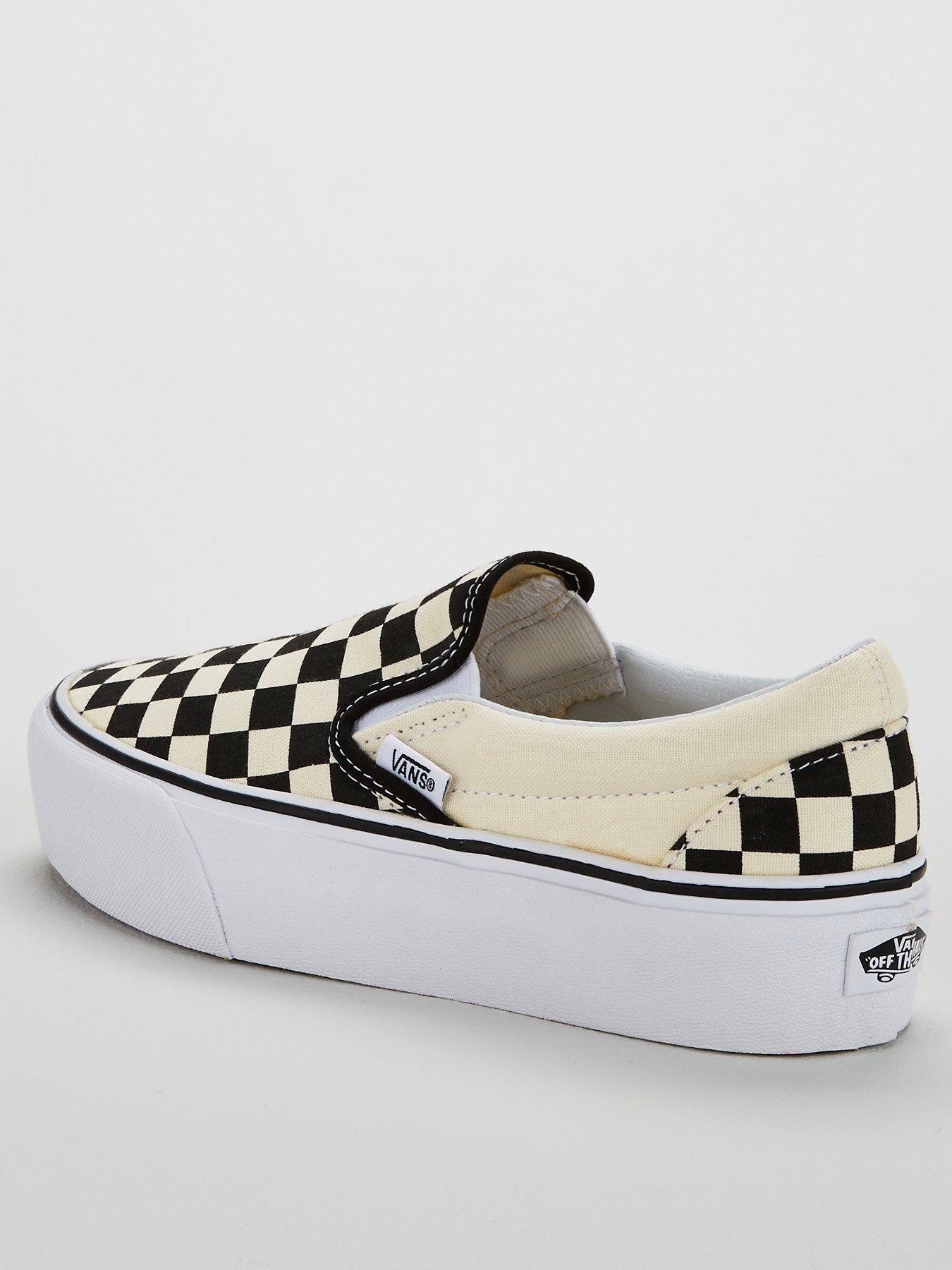 Vans Classic Checkerboard Slip-on Platform Monochrome |