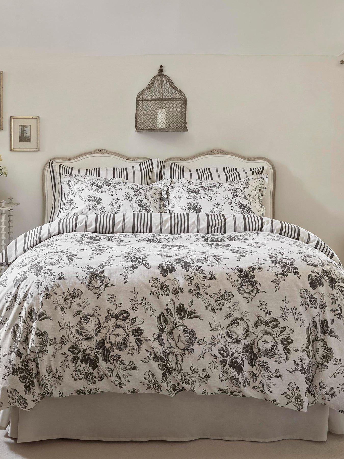 Cabbages Roses Paris Rose Cotton Percale Duvet Cover