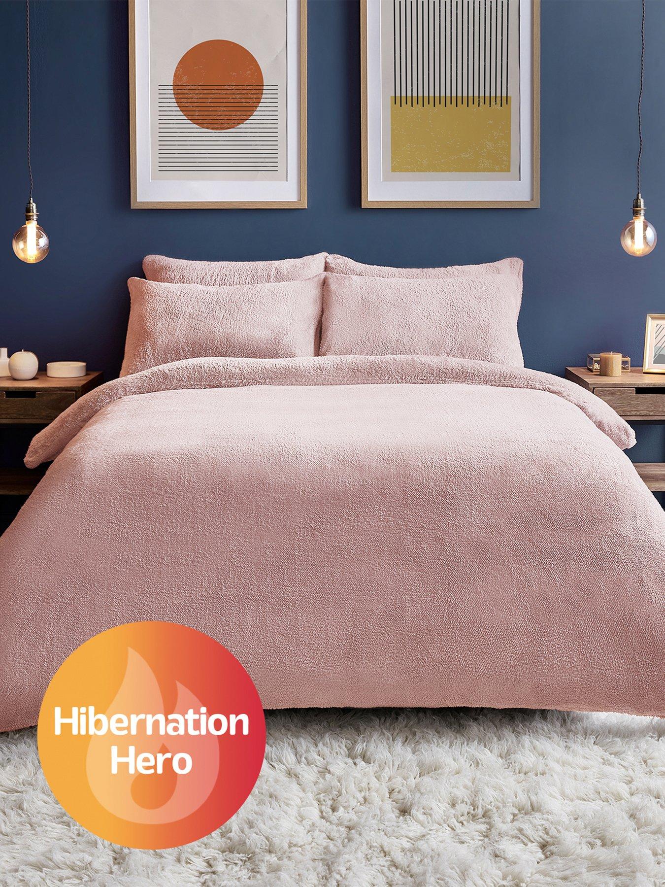 Pink Silentnight Safe Nights Alphabet Cot Bed Duvet Cover And