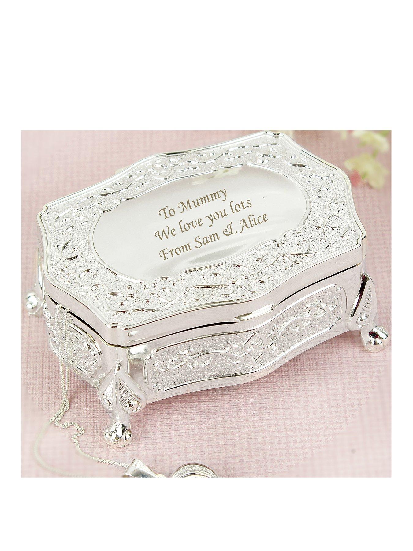 The Personalised Memento Company Bespoke Antique Trinket Box