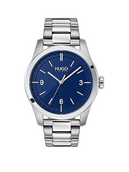 HUGO Hugo Create Blue 3 Hand Dial With Stainless Steel Bracelet Mens Watch Picture