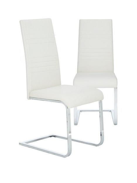 pair-of-jet-faux-leather-cantilever-dining-chairs-white