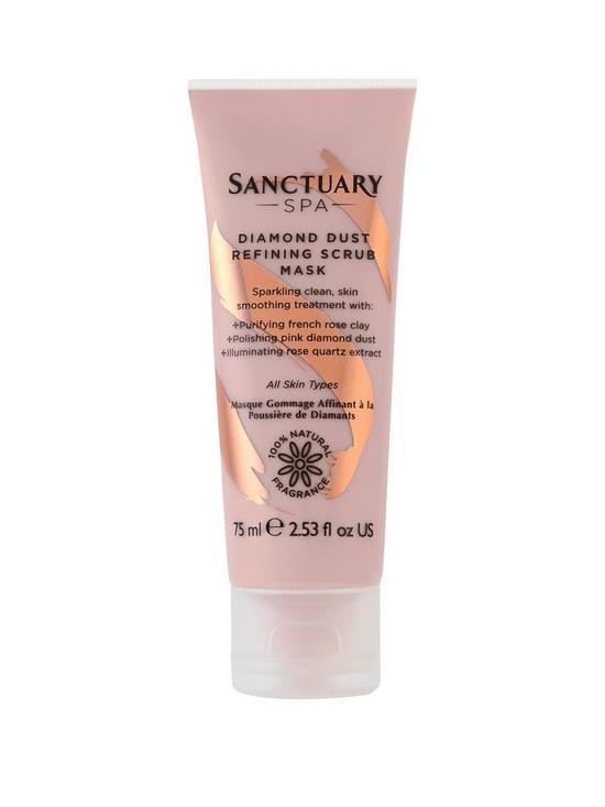 front image of sanctuary-spa-diamond-dust-refining-scrub-mask-75ml