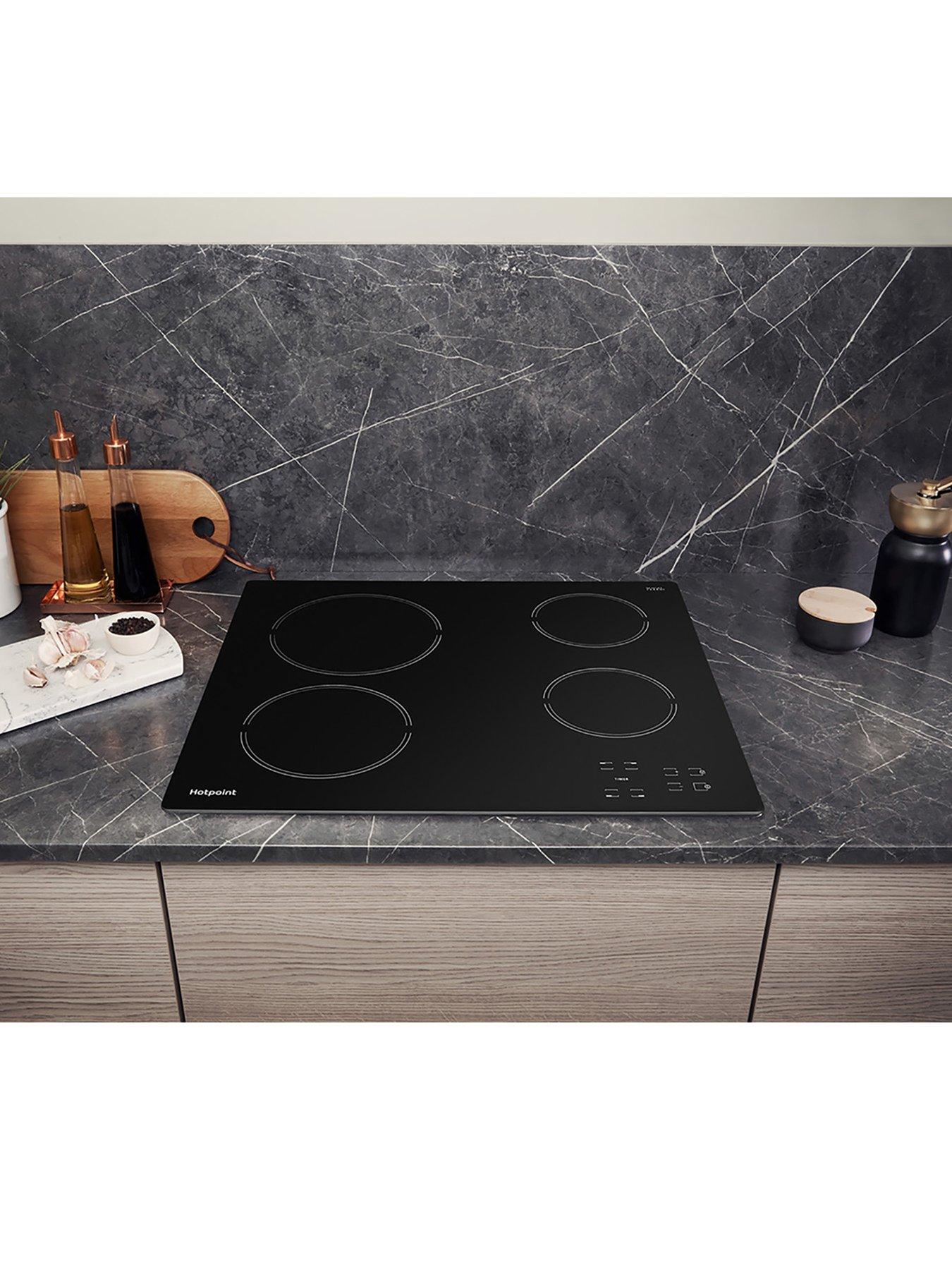 Image 3 of 6 of Hotpoint HR612CH 60cm&nbsp;Wide Built-in Ceramic Hob&nbsp;- Black