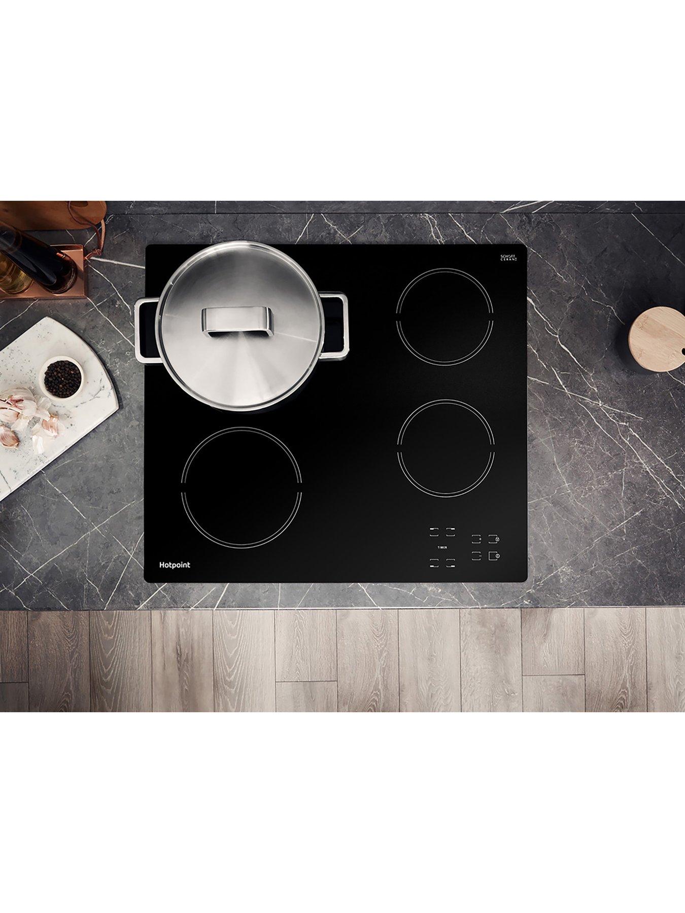 Image 4 of 6 of Hotpoint HR612CH 60cm&nbsp;Wide Built-in Ceramic Hob&nbsp;- Black