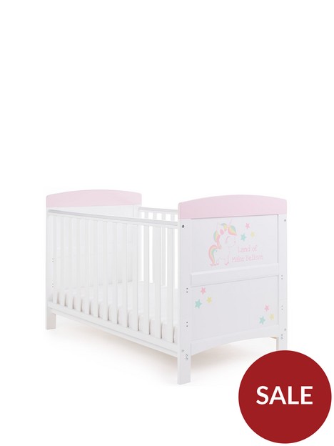 obaby-grace-inspire-cot-bed-unicorn