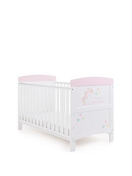 OBaby Obaby Grace Inspire Cot Bed - Unicorn Picture