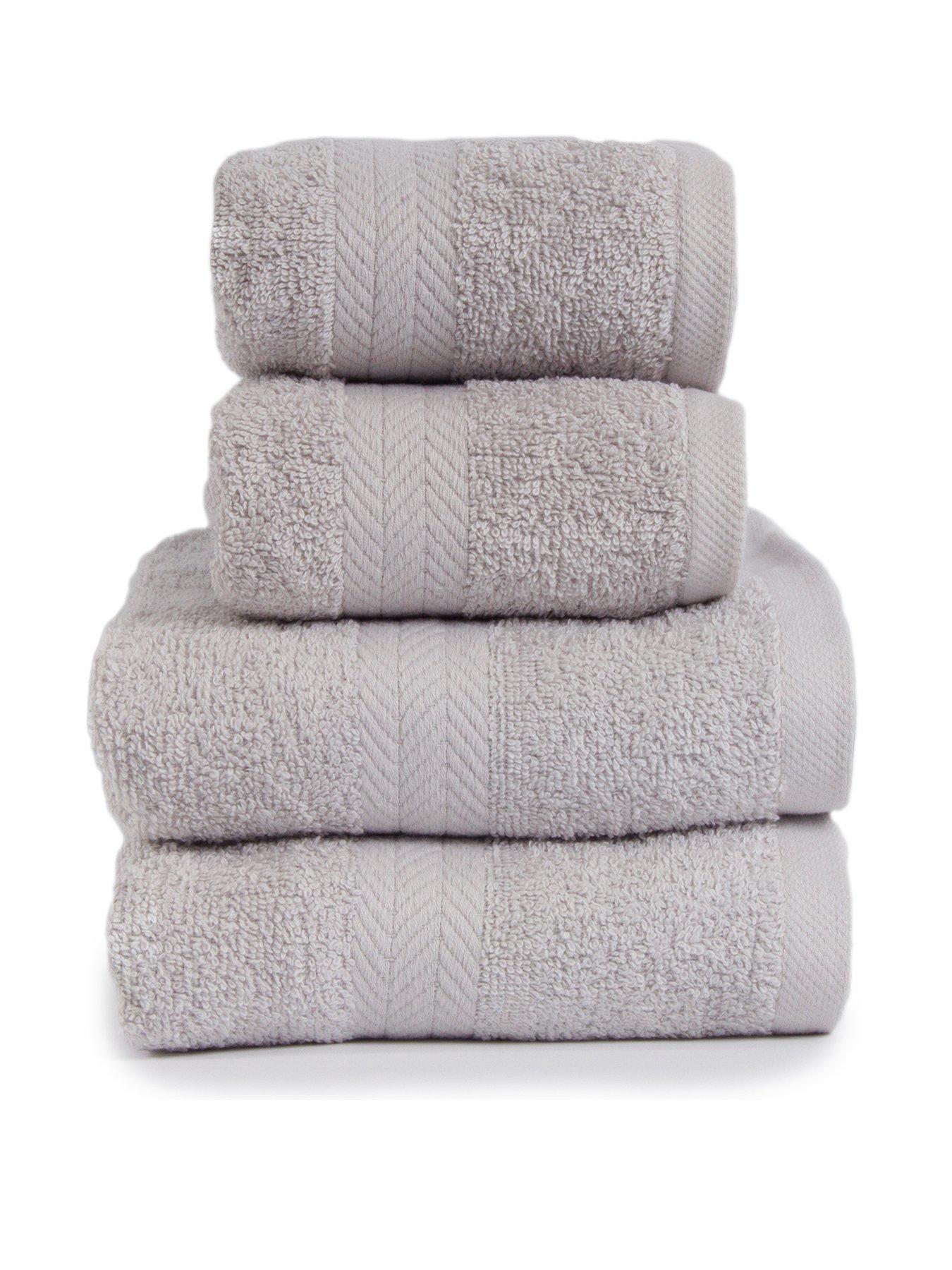 light grey towel set