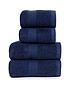  image of everyday-4-piece-100-cotton-450-gsm-quick-dry-towel-bale-ndash-navy