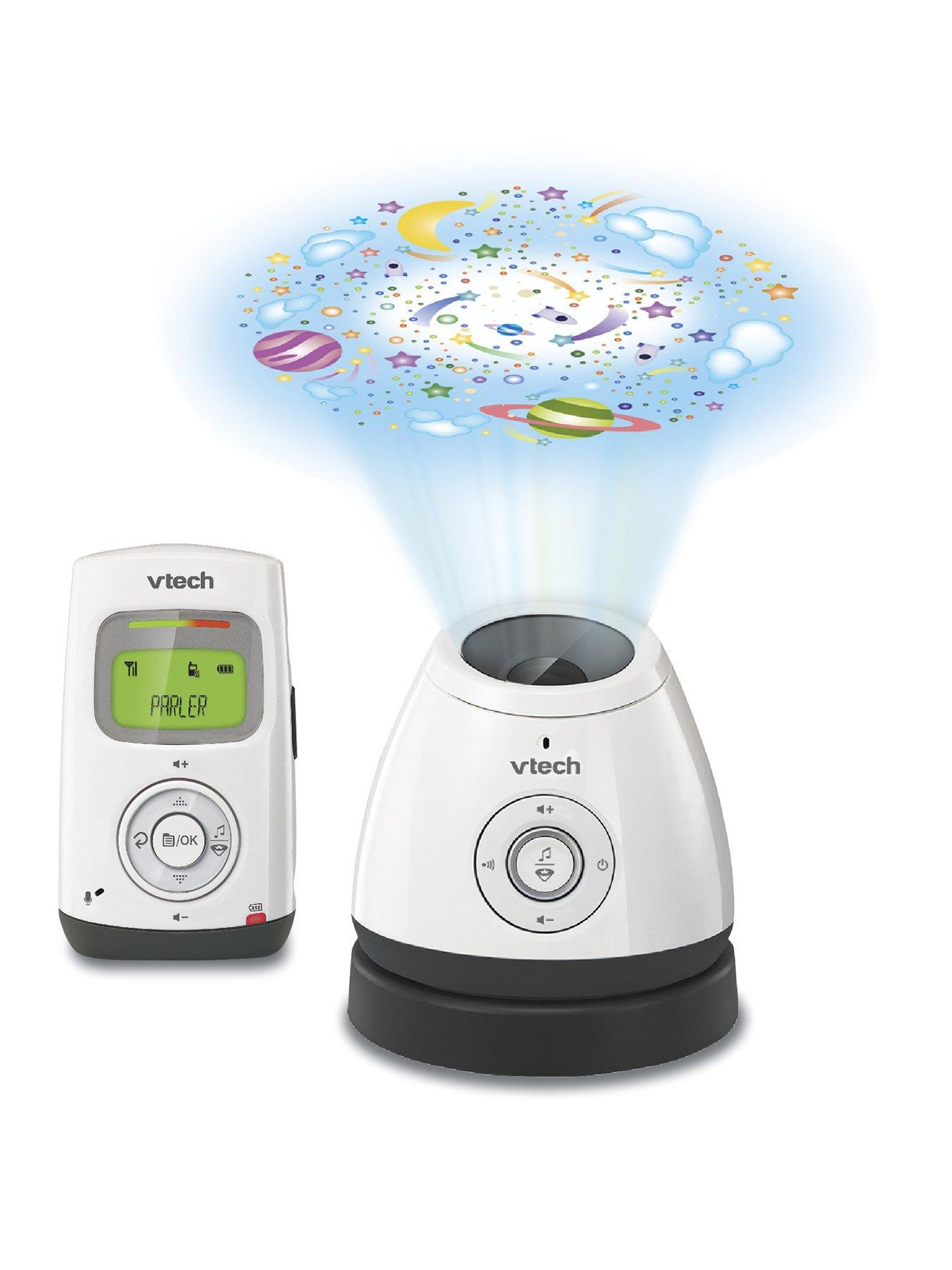vtech safe and sound audio monitor with lcd & light show
