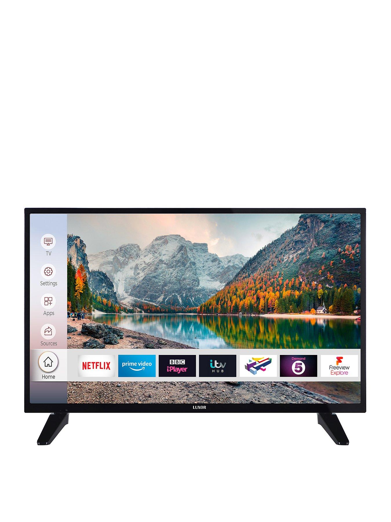 Luxor 32 Inch Hd Ready Freeview Play Smart Tv With Built In Dvd