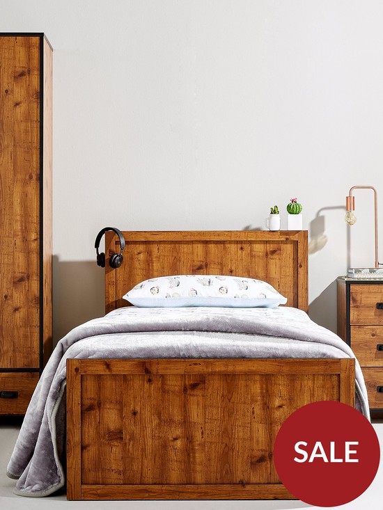 stillFront image of very-home-jackson-kids-single-storage-bed-three-drawers-withnbsprustic-pine-effect