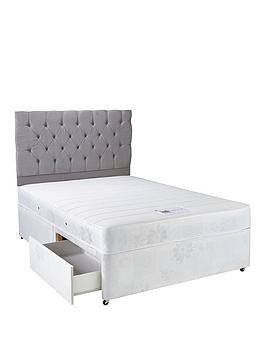 Airsprung Airsprung New Astbury Memory Divan With Storage Options - White Picture