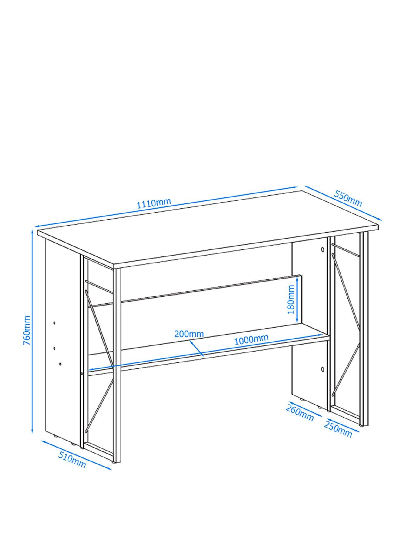Image 5 of 5 of Alphason Rhodes Desk
