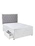  image of airsprung-new-astbury-pillow-top-divan-with-storage-options-white