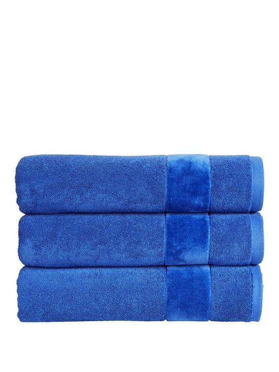 front image of christy-prism-vibrant-plain-dye-turkish-55ogsm-towel-range-blue-velvet