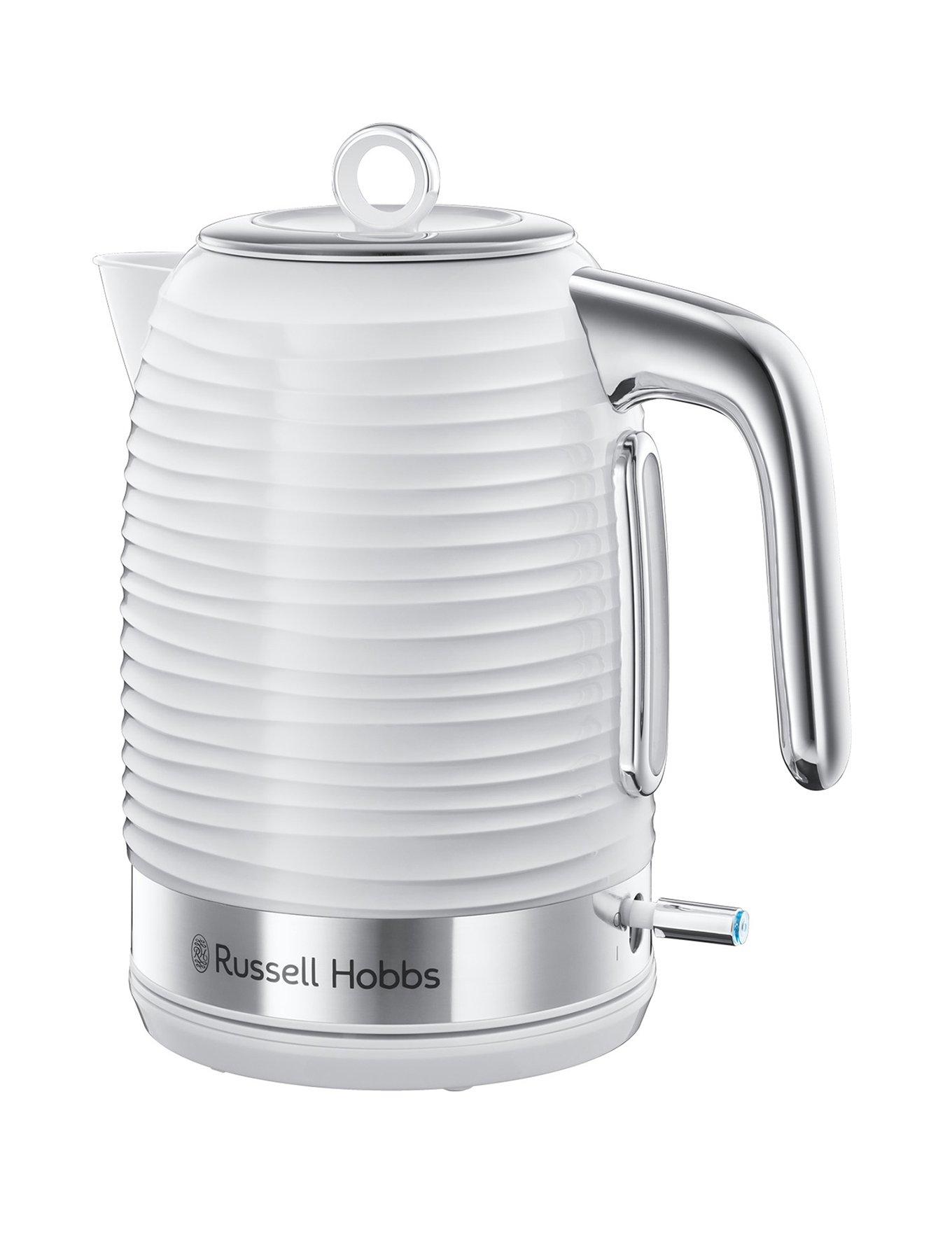 Image 1 of 8 of Russell Hobbs Inspire Textured White Plastic &nbsp;Kettle - 24260