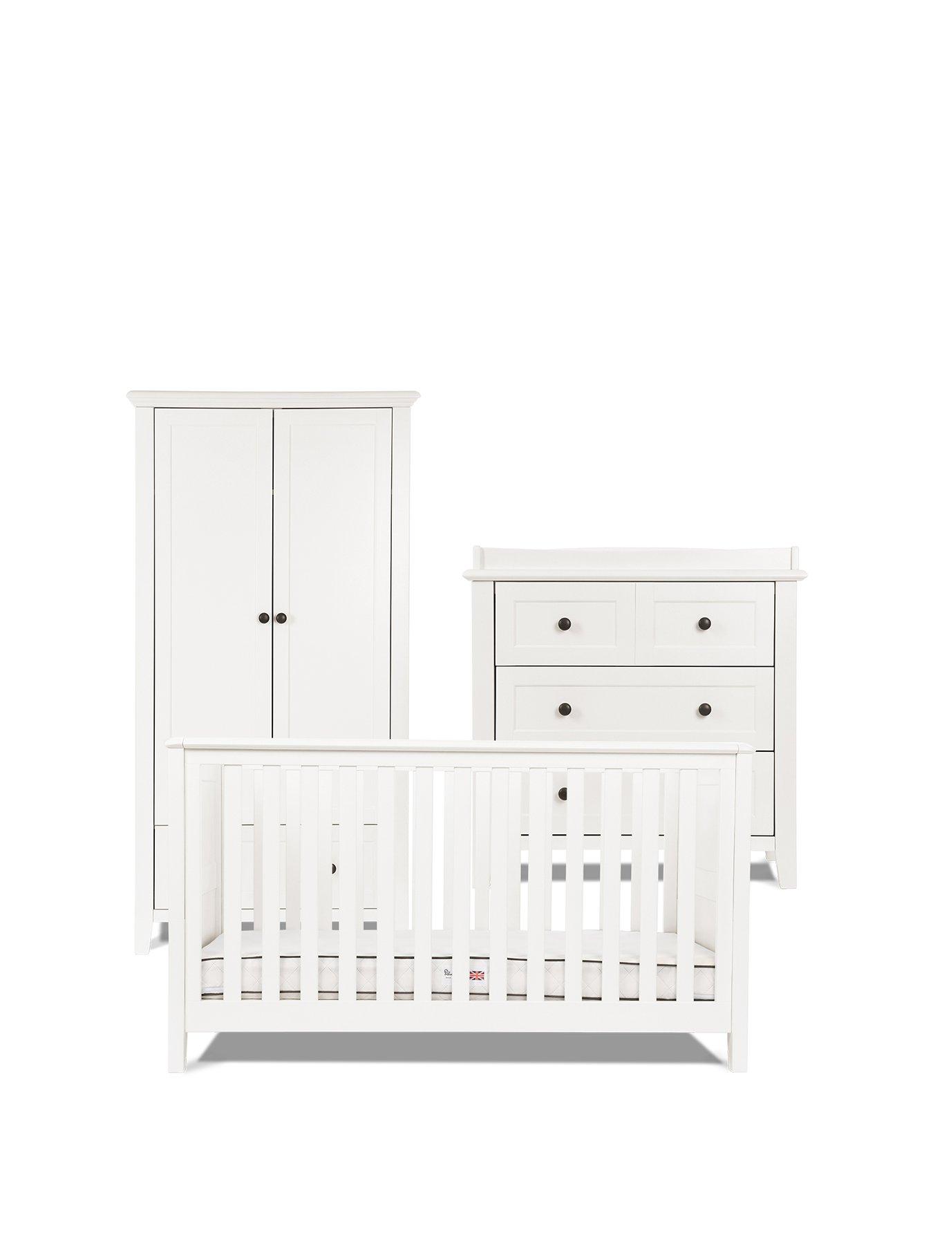 silver cross nostalgia cot bed pure white