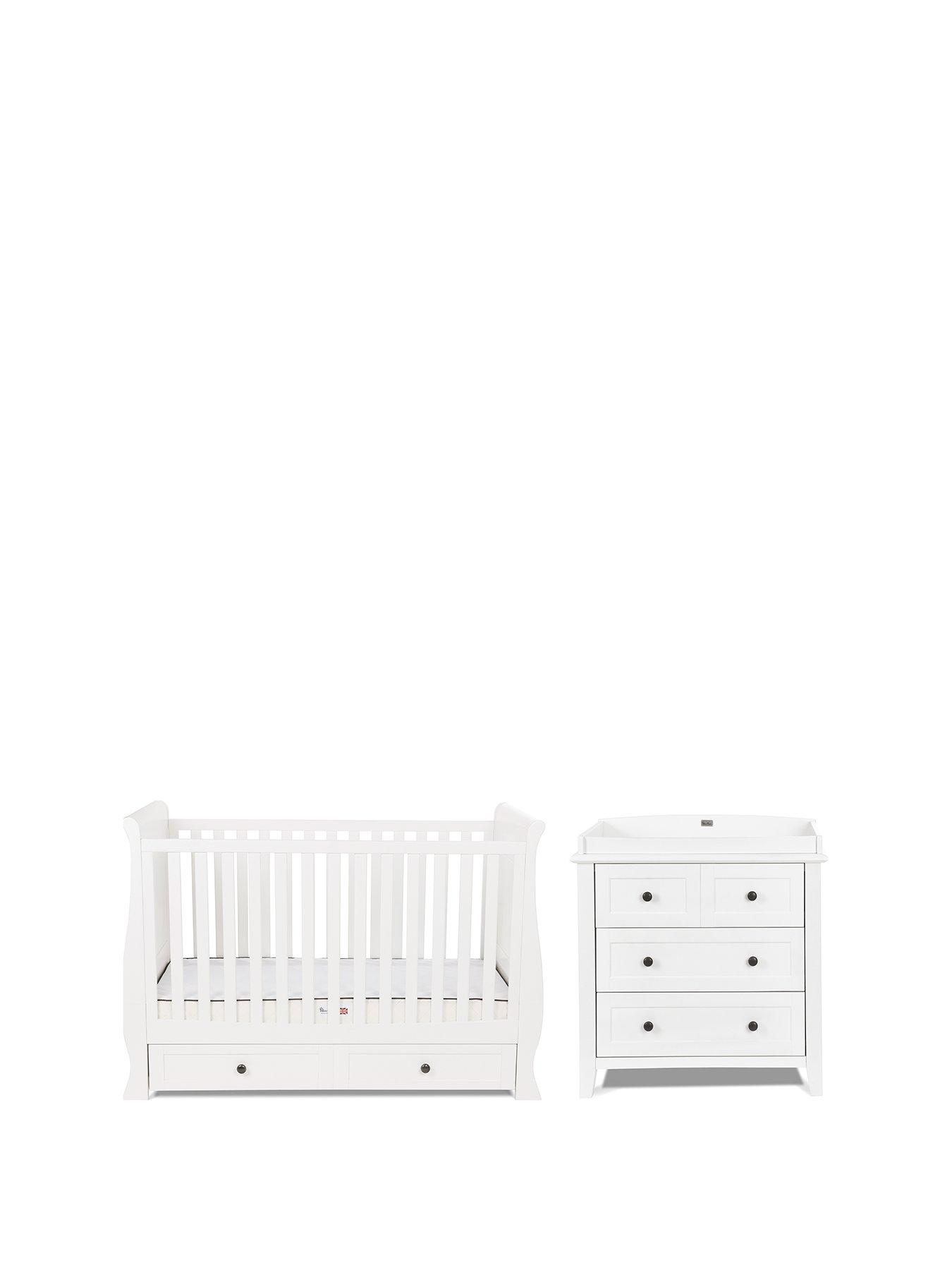 silver cross sleigh cot