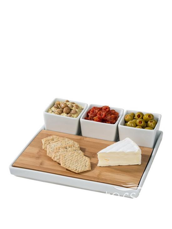 front image of waterside-5-piece-cheese-platter-set