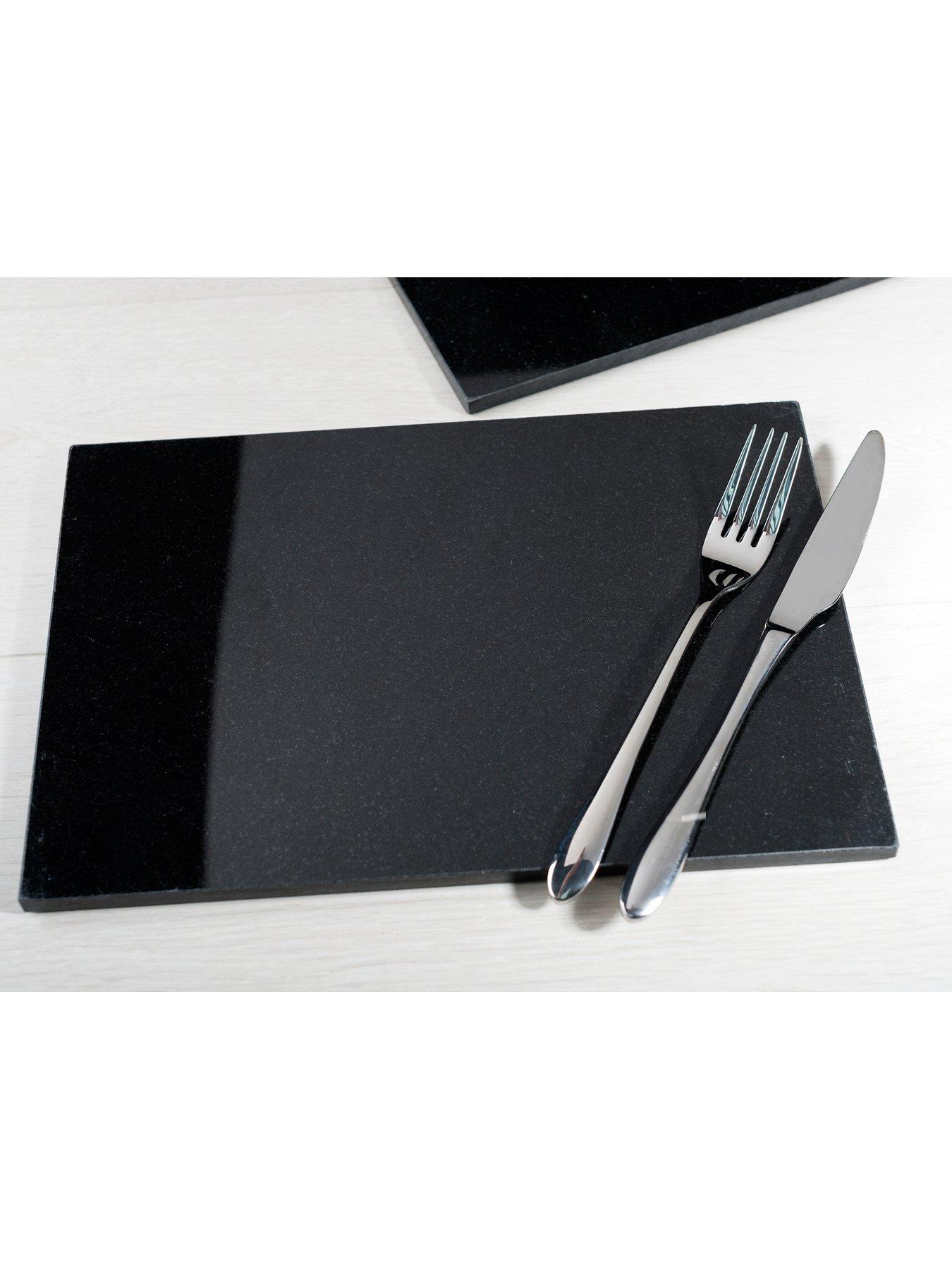 Image 2 of 2 of Creative Tops Naturals Set of 2 Granite Placemats