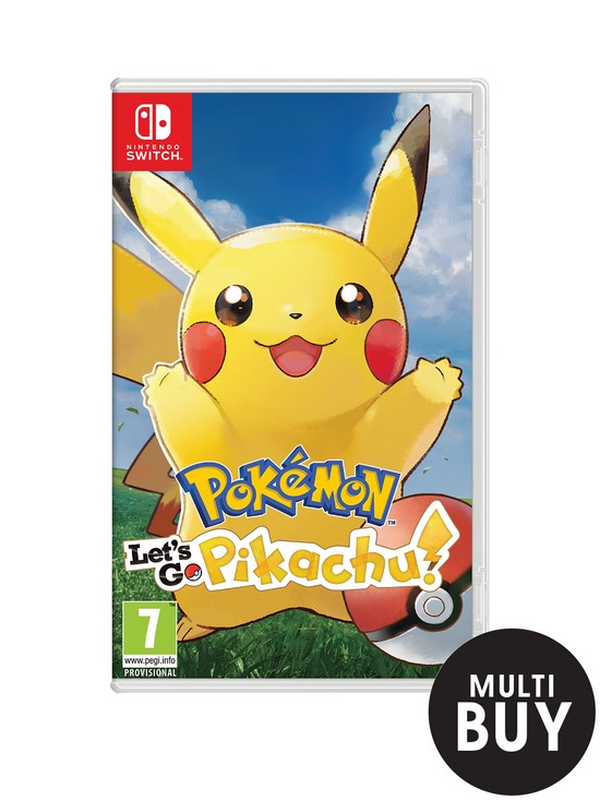 front image of nintendo-switch-pokemon-lets-go-pikachu-switch