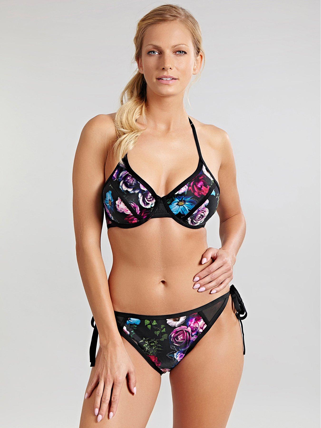 halter neck triangle bikini