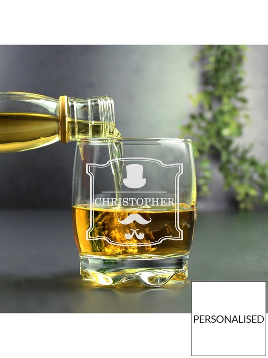 stillFront image of the-personalised-memento-company-personalised-gentlemans-glass-with-a-miniature-jack-daniels